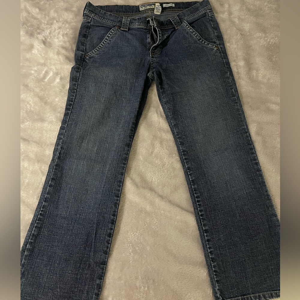 00s Old Navy, size 6, low waist, blue jeans